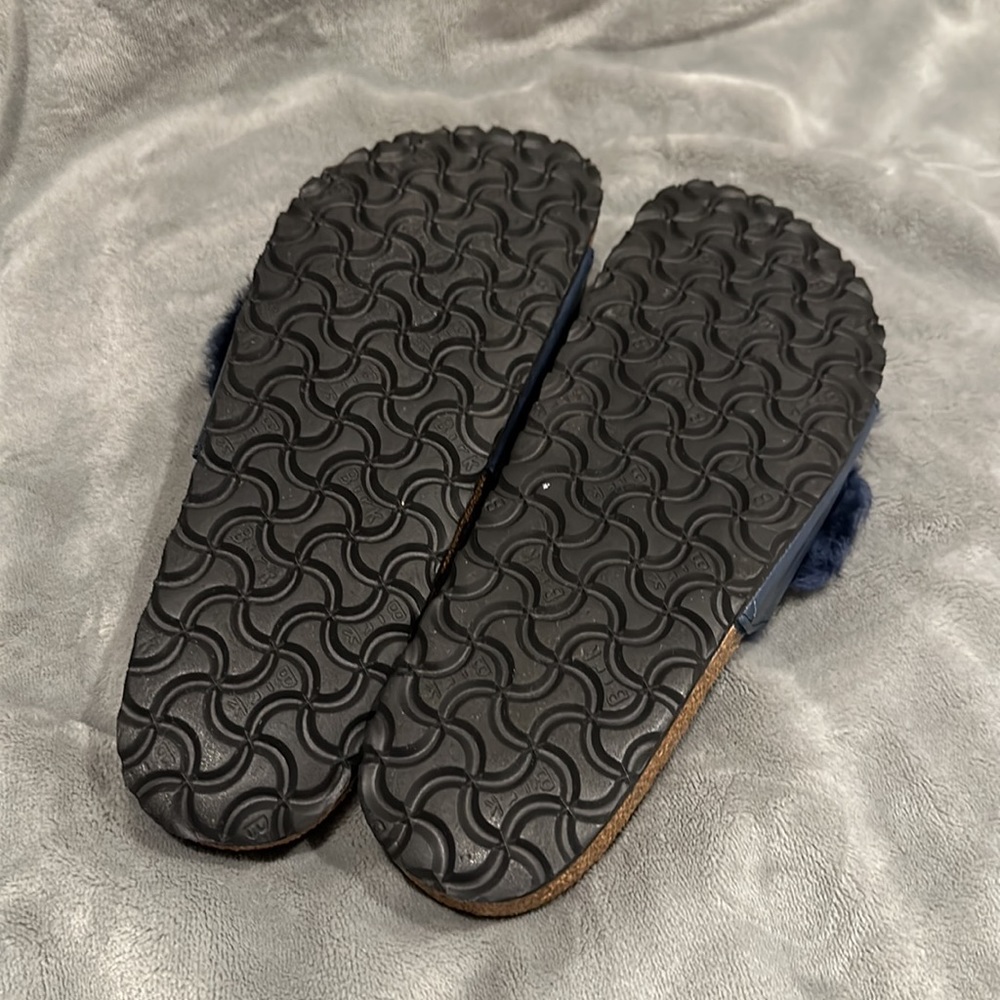 Birkenstock Madrid big buckle Genuine Shearling lined sandals - Picture 6 of 7